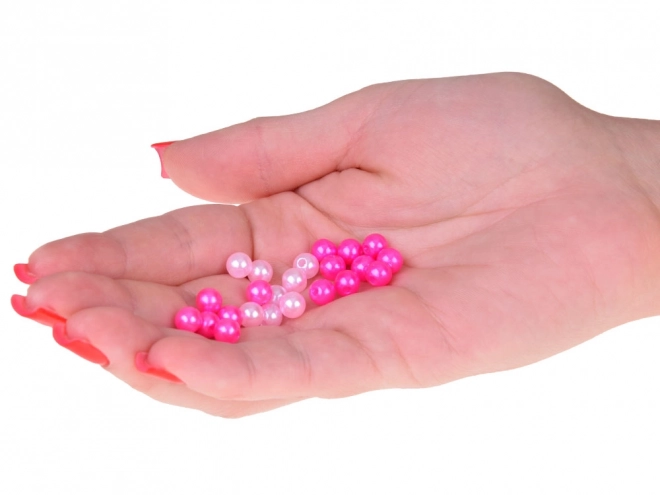 Sæt med perler til fremstilling af venskabsarmbånd