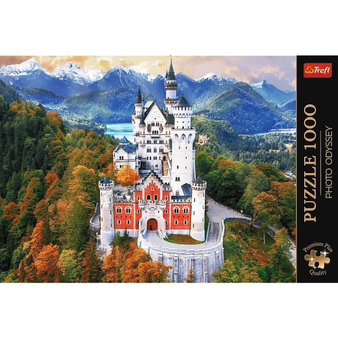 TREFL Puslespil Premium Plus Foto Odyssey: Neuschwanstein Slot 1000 brikker