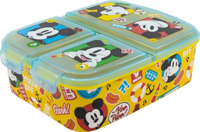 Børne-madkasse Mickey Mouse med flere rum
