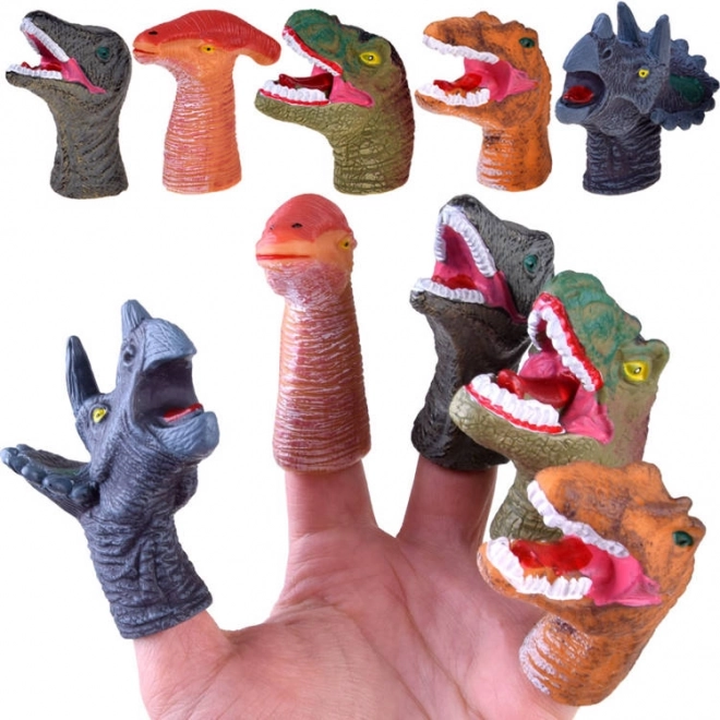 Gummifingerdukker dinosaurer