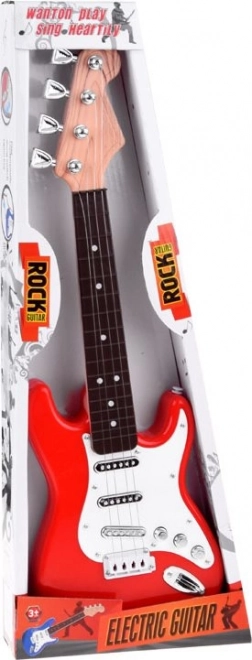 Elektrisk børneguitar med rocklyd – Blå