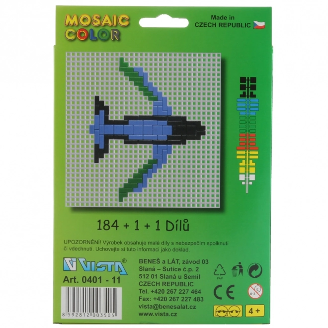 Mosaic Farve - Helikopter