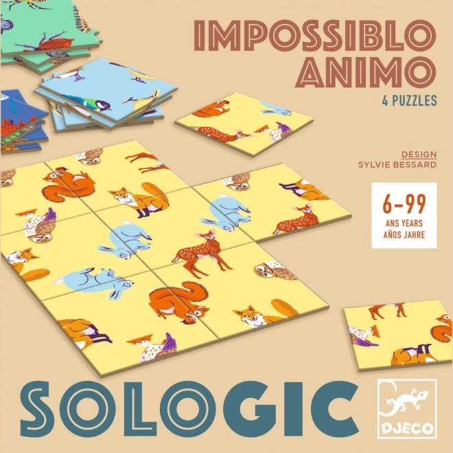DJECO Logik spil Sologic Impossiblo - Dyr