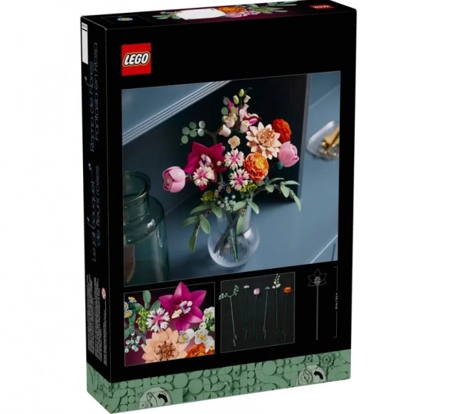 Lego Botanicals smuk buket af lyserøde blomster