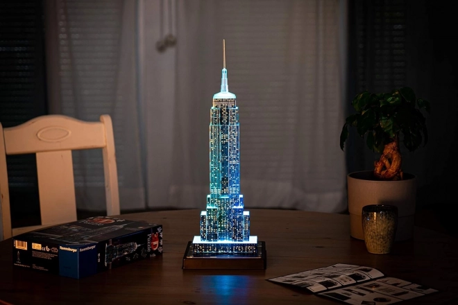 RAVENSBURGER Lysende 3D puslespil Nat Edition Chrysler Building 216 brikker
