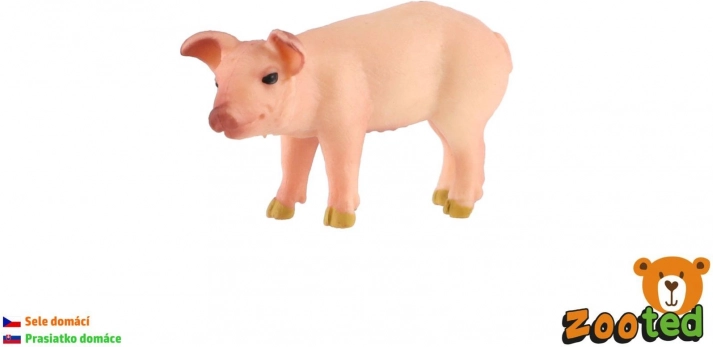 Plastfigur husdyrsvin – pattegris 5 cm