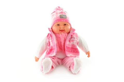 Stor babydukke - pige - flager