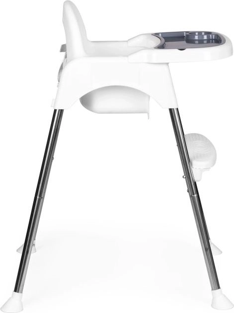 ECOTOYS Spisebordsstol 2-i-1 hvid