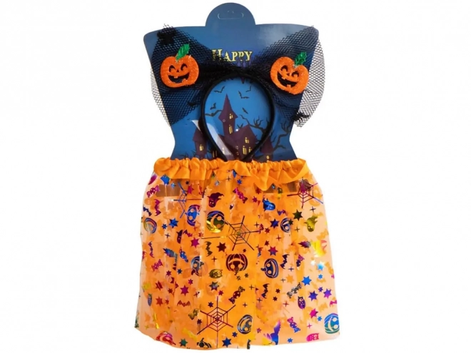 Halloween-kostume med hårbøjle og tutu-nederdel