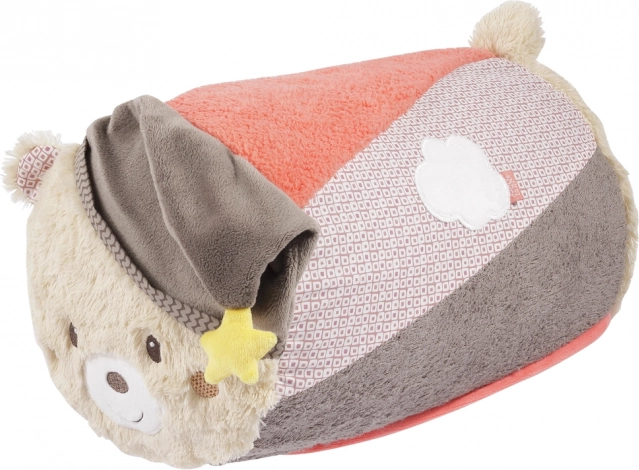 Raslende rulle til baby Bruno – plysbamse