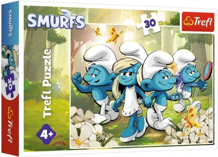 Puslespil Smølferne – eventyr, 30 brikker