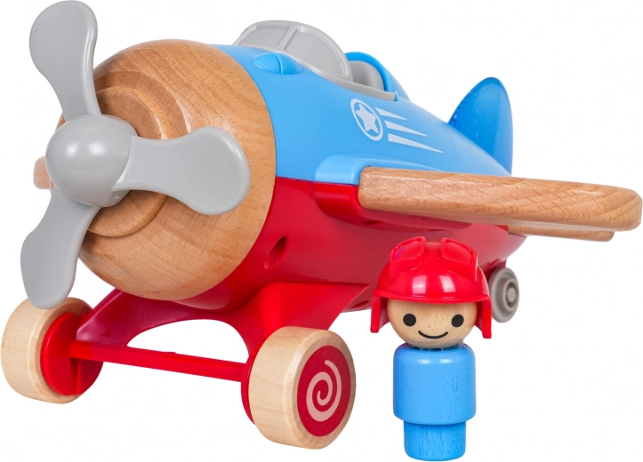 Robust kombination af træ og plast