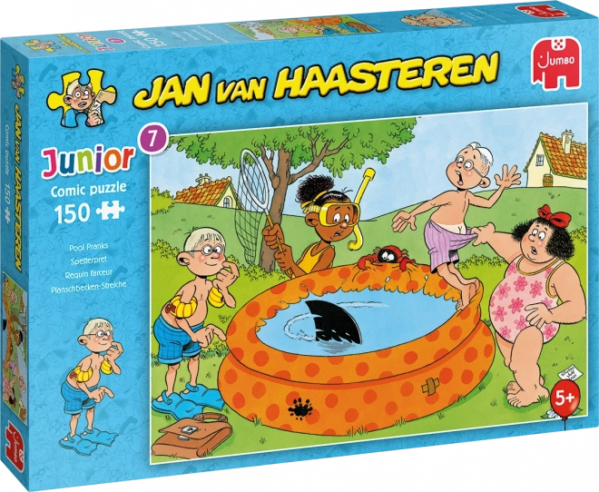 JUMBO Puzzle JvH Junior 7: Spasmaker ved poolen 150 brikker