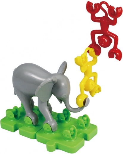 Farverige dyrescener fulde af fantasi