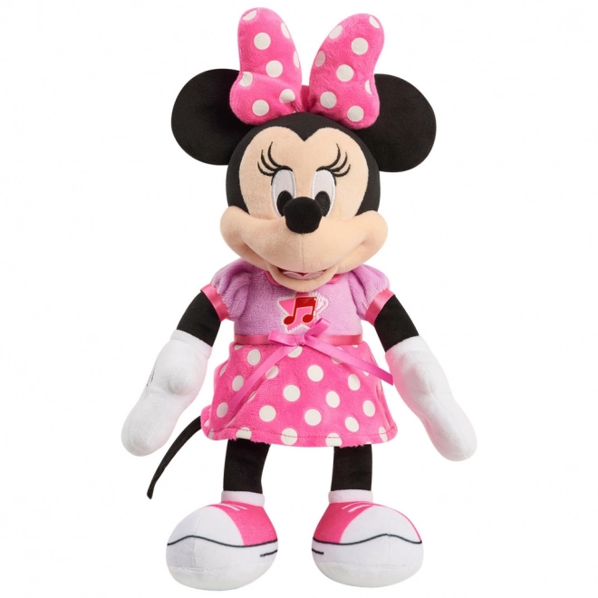 Syngende plysbjørn Minnie Mouse
