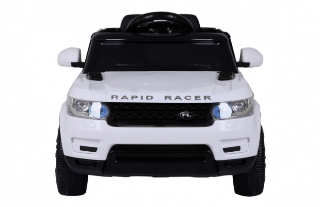 Elektrisk bil Land Rapid Racer hvid