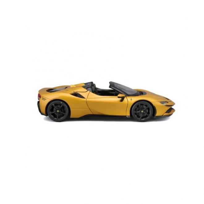 Bburago Ferrari SF90 Spider i skala 1:18 - gul