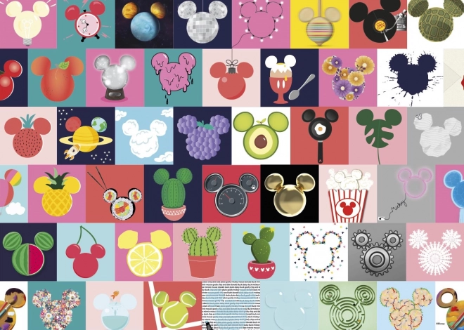 Puslespil 1000 brikker Mickey Mouse