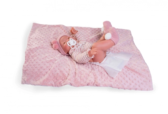 Antonio Juan 50160 Mia Blinker og Tisser realistisk baby med hel vinyl krop - 42 cm