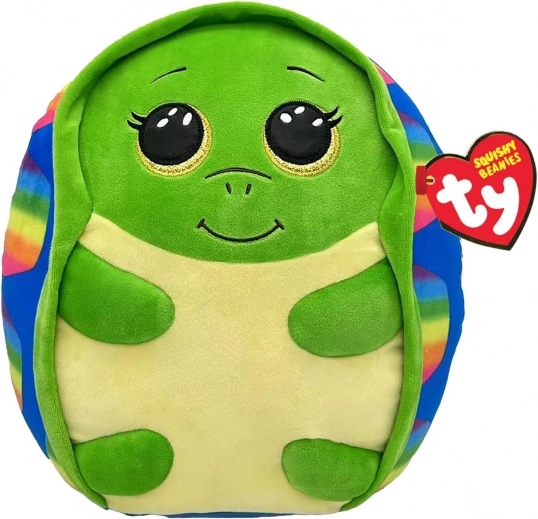 Plysbamse regnbueskildpadde TY 22 cm