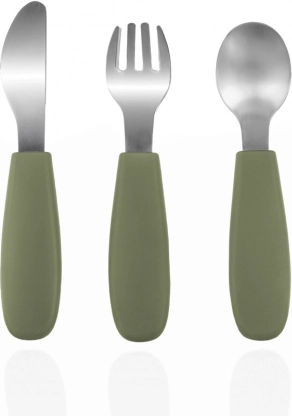 Silikonebestik til børn, Forest Green