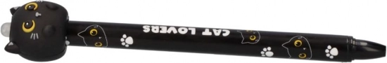 Sletbar pen med 3D kattemotiv 0,5mm