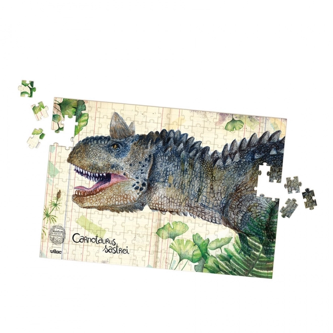 Vilac sæt med tre dinosaurpuslespil