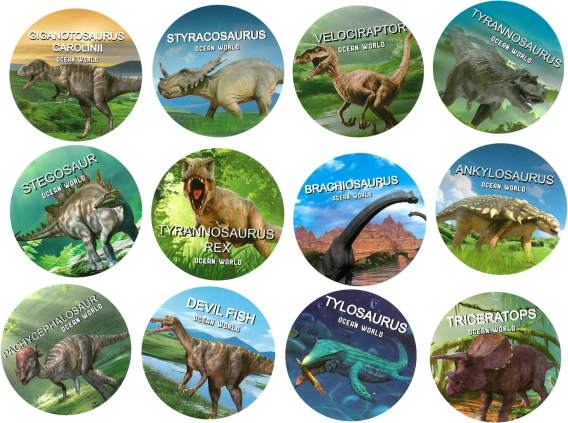 Mix af små dinosaurer 1stk