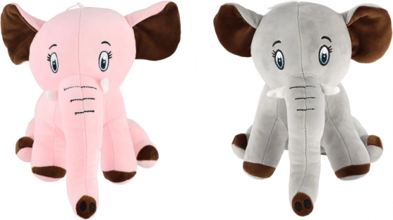 Plys-elefant siddende 30 cm