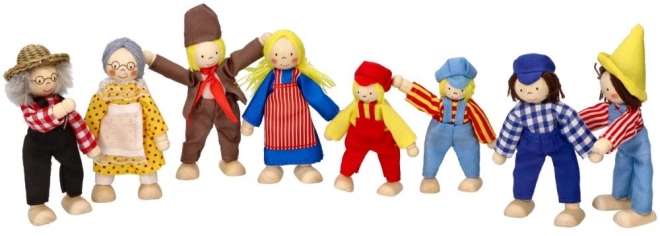 Goki Dukkehusfamilie fra gården