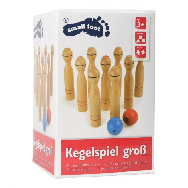 Small Foot Store Keglespil af træ