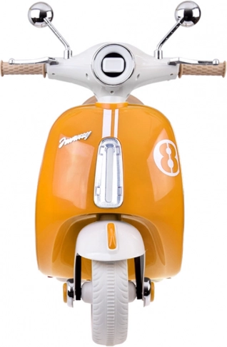 Klassisk elektrisk børnescooter orange – Grøn