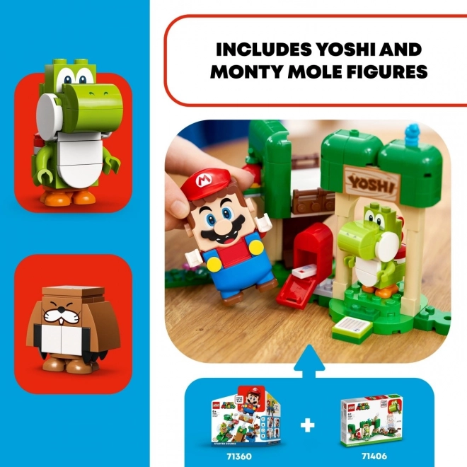 LEGO Super Mario Yoshis hus gaver