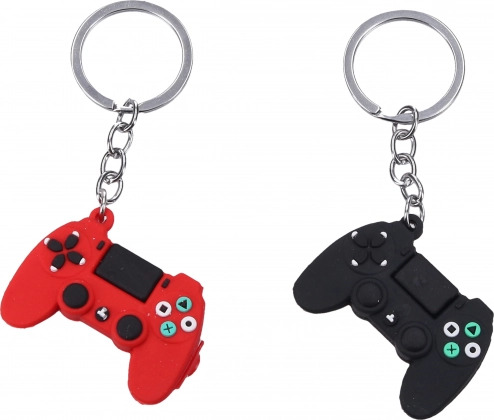 Nøglering formet som gamepad