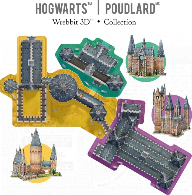 WREBBIT 3D puslespil Harry Potter: Hogwarts, Astronomitårn 875 brikker