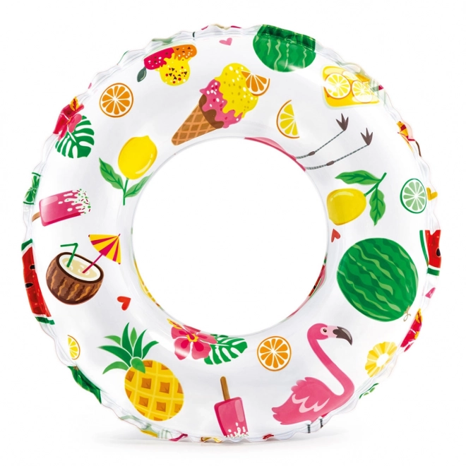 Oppustelig ring med en diam. på 61 cm assorterede 3 motiver 6-10 år
