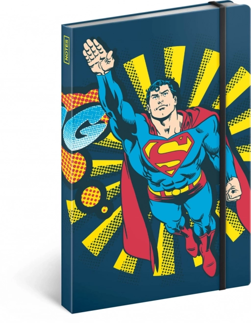 Notatblok Superman – Bang, linjeret 13 x 21 cm