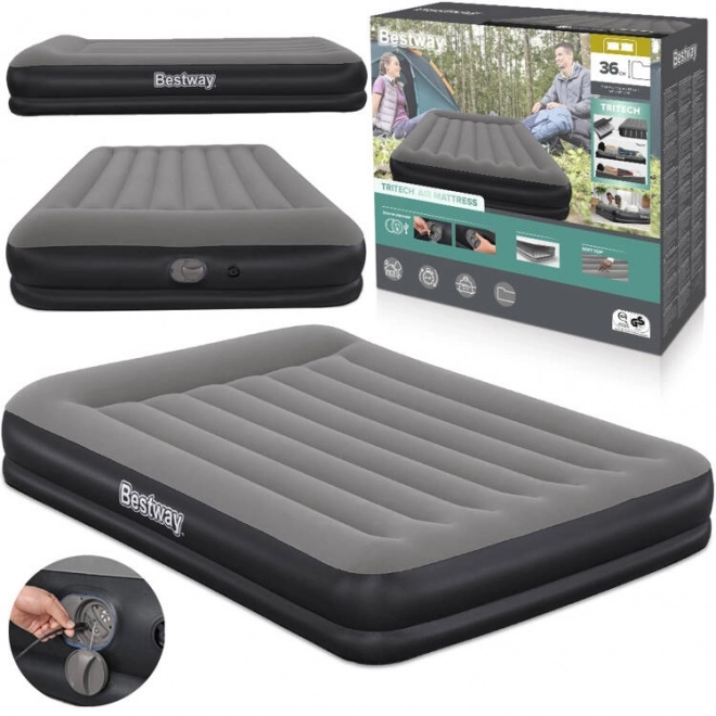 Oppustelig madras Tritech med USB pumpe