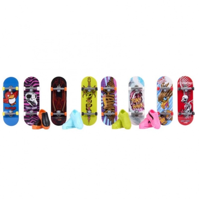 Hot Wheels Fingerboard og Sko 8 stk