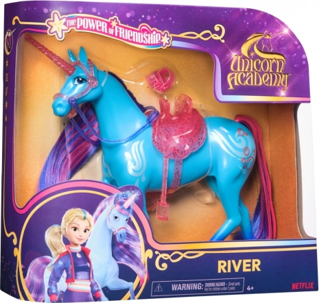Unicorn Academy børstbar enhjørning River 24 cm