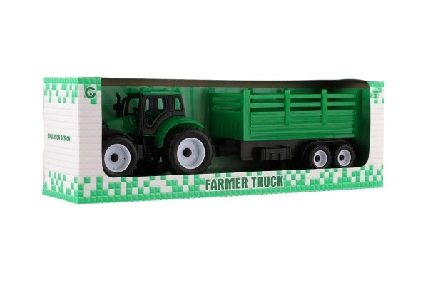 Plastiktraktor med trailer