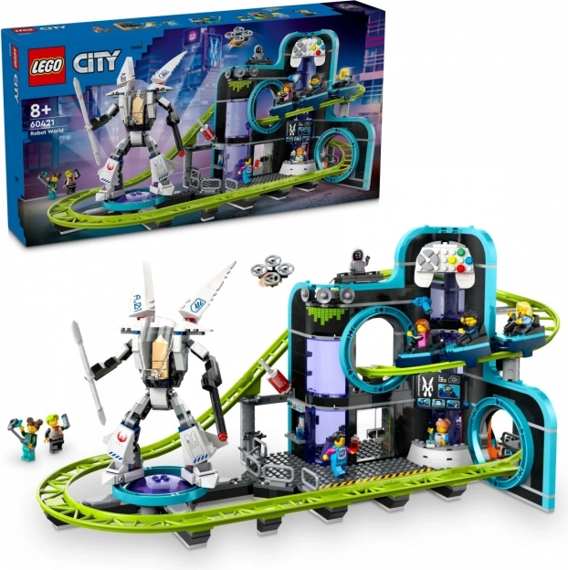 Lego City park robotverden med rutsjebane