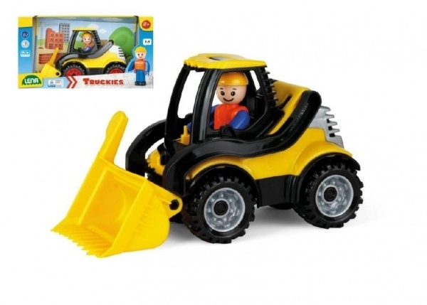 Auto Truckies læsser plast 20cm med figur i kasse 24m+