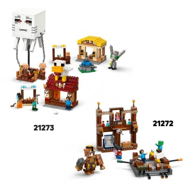 LEGO Minecraft 21273 Angreb af ghastballonen på landsbyen