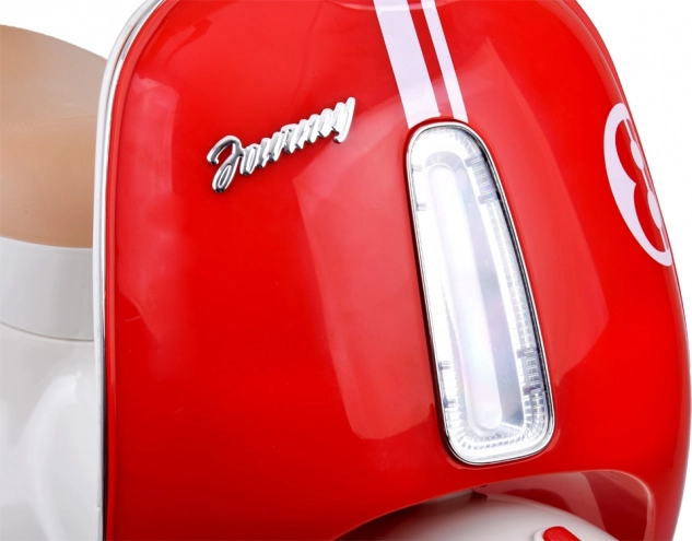 Klassisk elektrisk børnescooter orange
