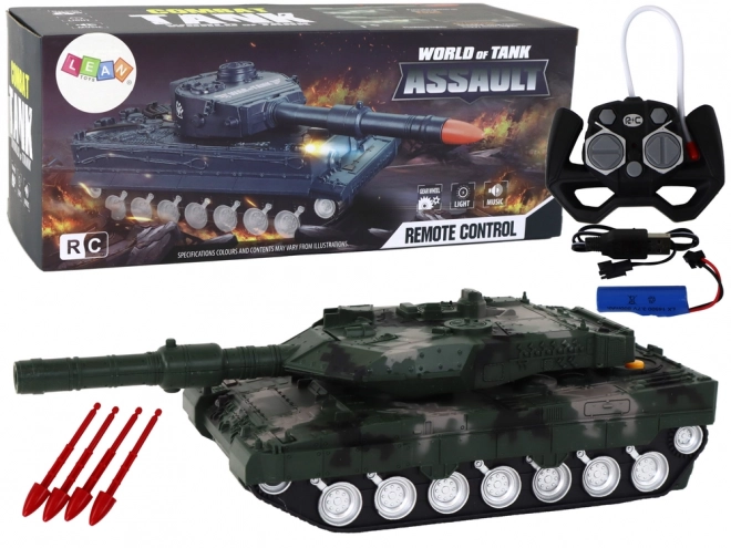 Grøn RC tank