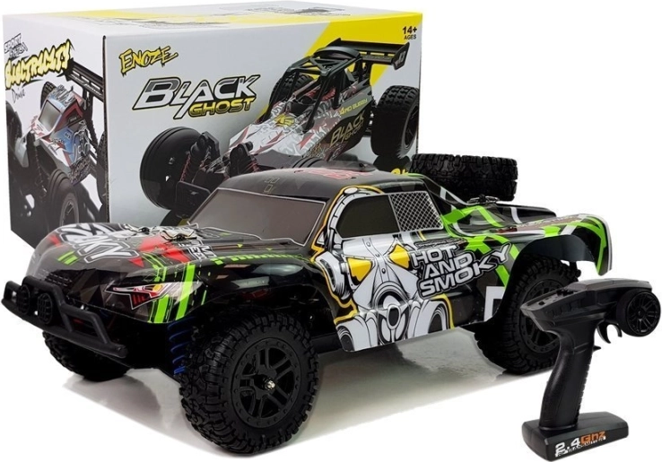RC terrængående bil 1:18 4x4 grøn