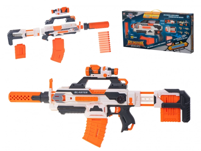 Blaster modulært maskinpistol 4-i-1 + 30 pile