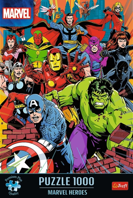 TREFL Puzzle Premium Plus Marvel: Marvel Helte 1000 brikker