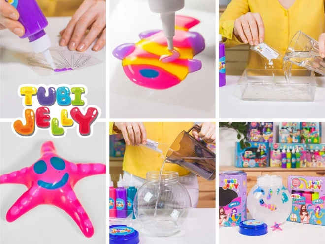 Sæt med Tubi Jelly 3 farver - Havfrue